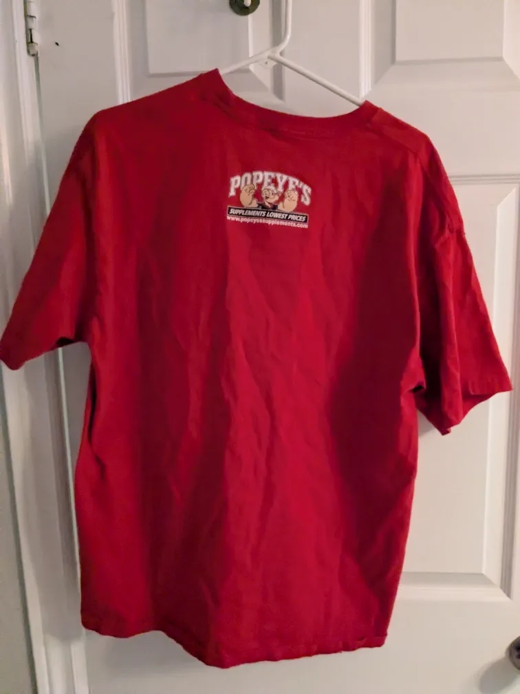 3  Popeye's Supplements T-Shirts XL image indicator(4)