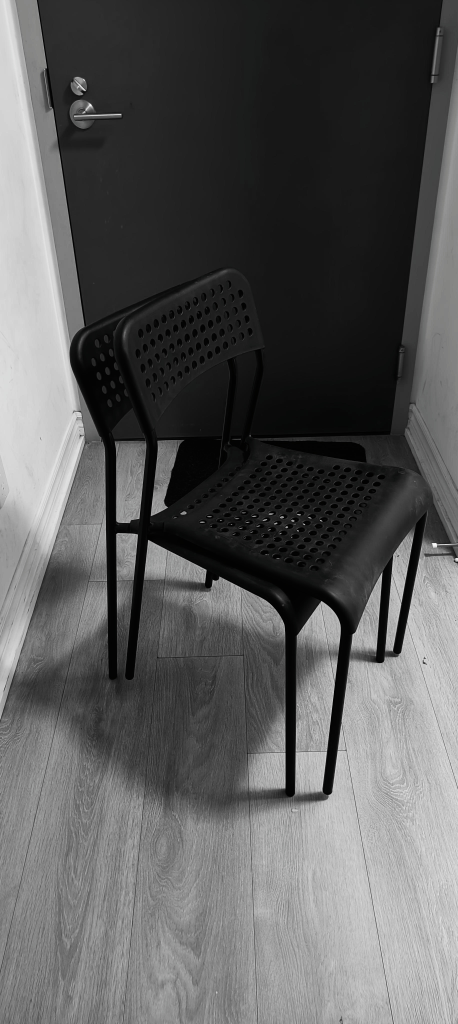 IKEA Black Stacking Chair