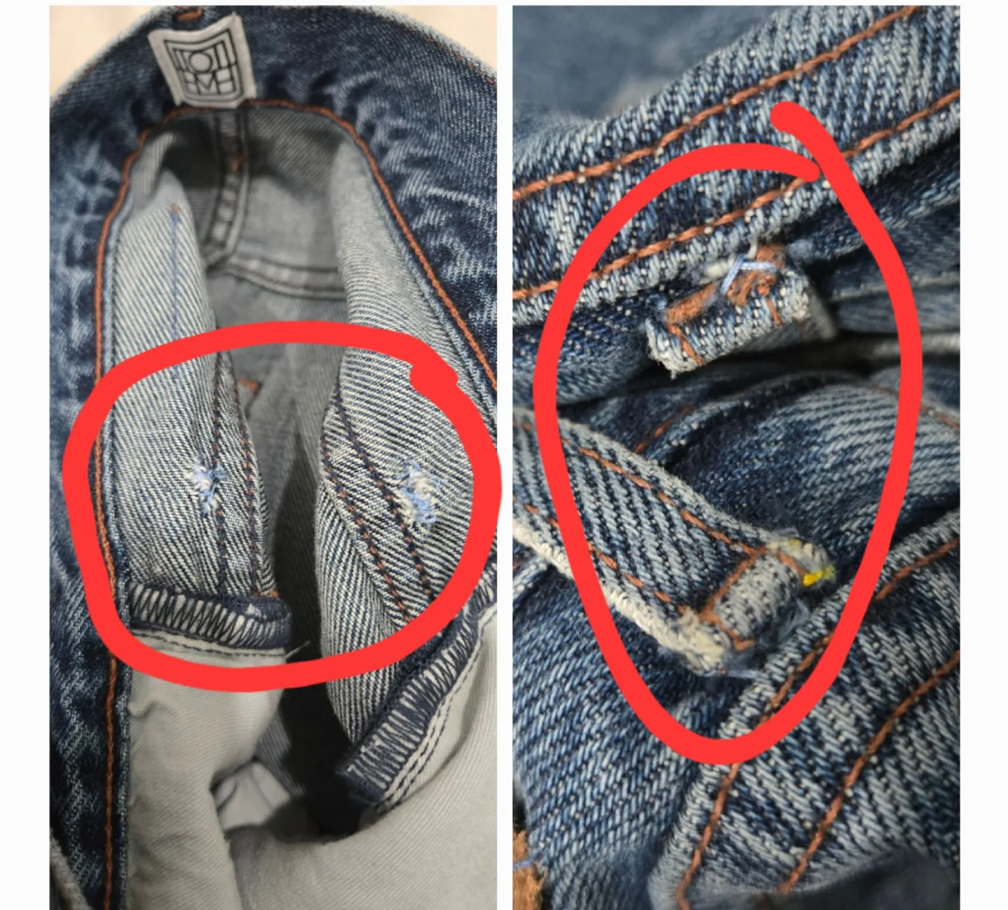 Toteme Vintage Studio Straight-Leg Jeans Size 27 image indicator(7)