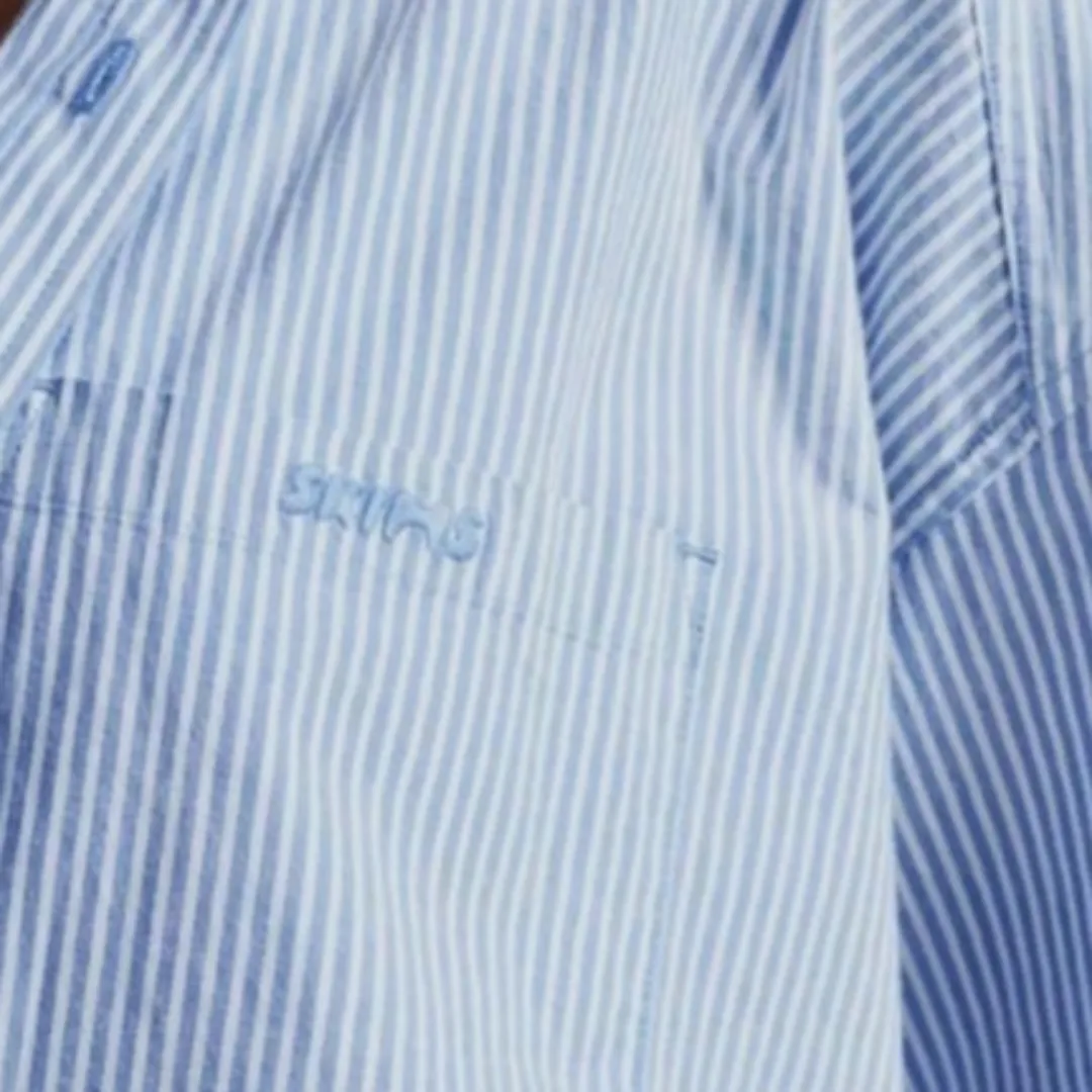 SKIMS Cotton Striped Oversized Sleep Set image indicator(5)