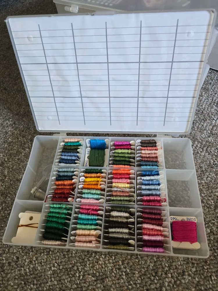 DMC Floss Organizers with Floss thumbnail