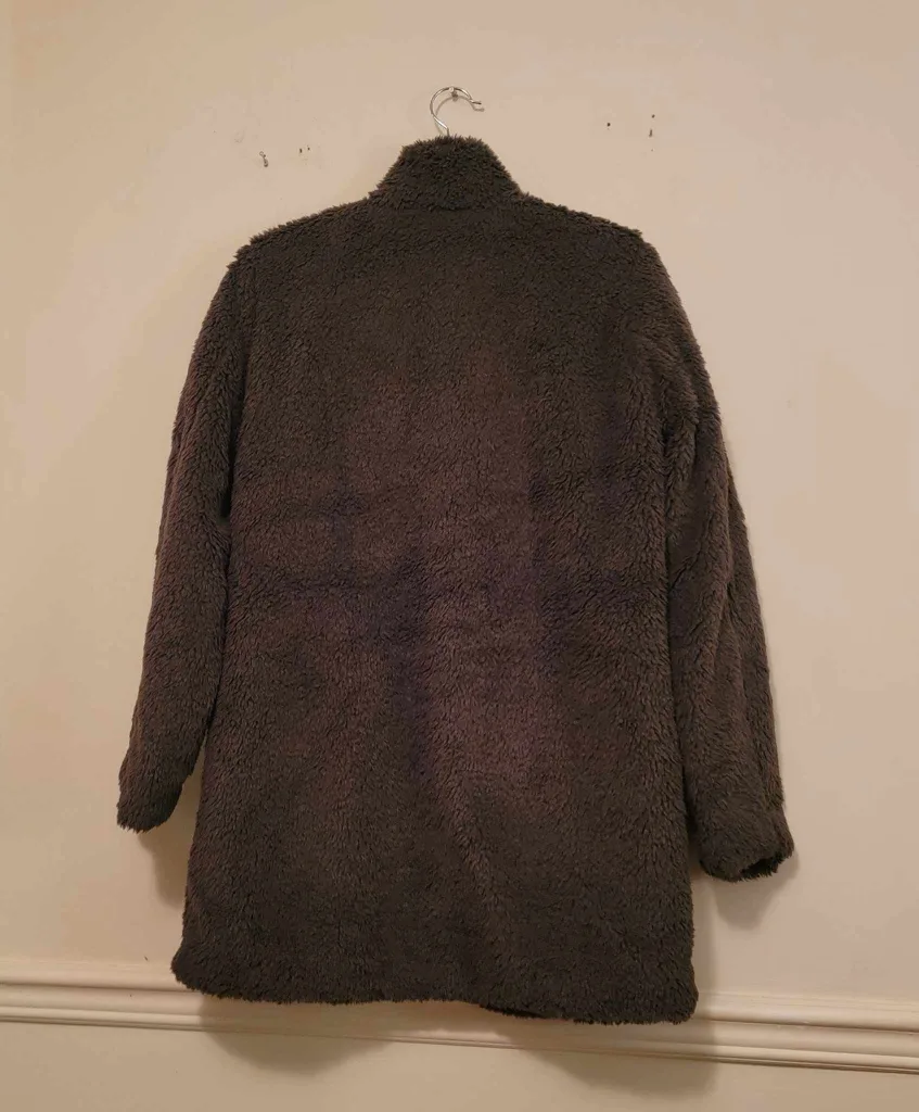 Dark Green Vero Moda Women's High Neck Faux Fur Teddy Jacket image indicator(2)