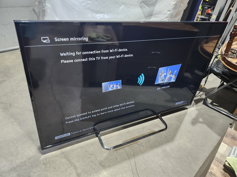 SONY Bravia 70" 3D 1080p TV - photo 3