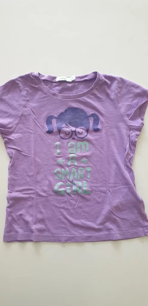 Girl's Lilac Graphic Tee thumbnail