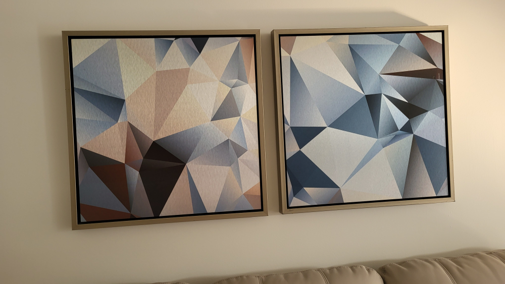 Framed Geometric Art Set