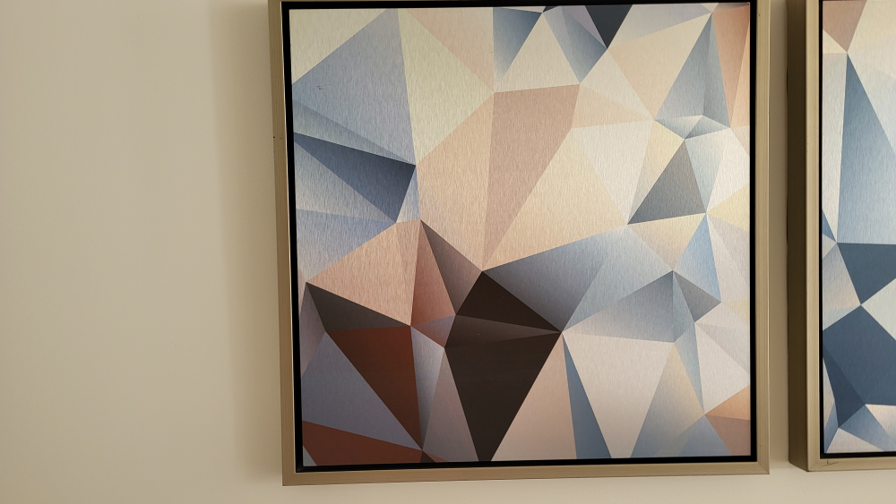 Framed Geometric Art Set - photo 2
