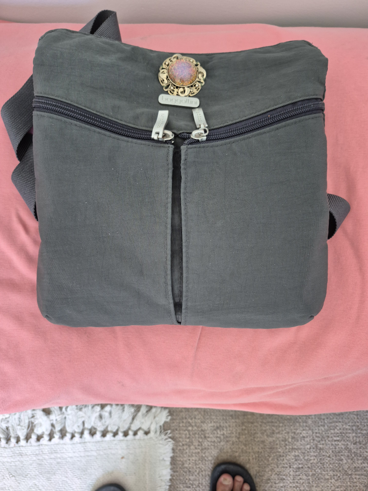 Baggallini Grey Crossbody Bag