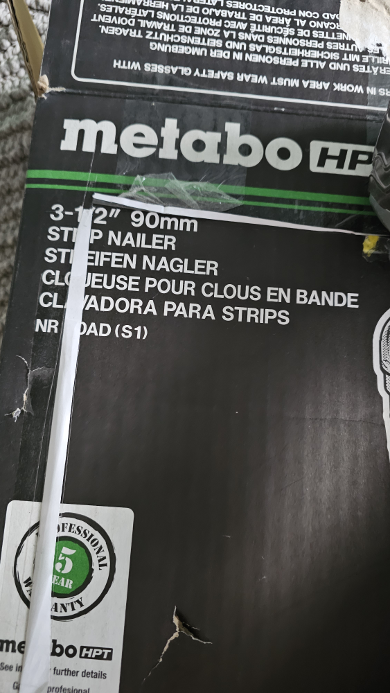 Metabo HPT Framing Nailer - photo 4
