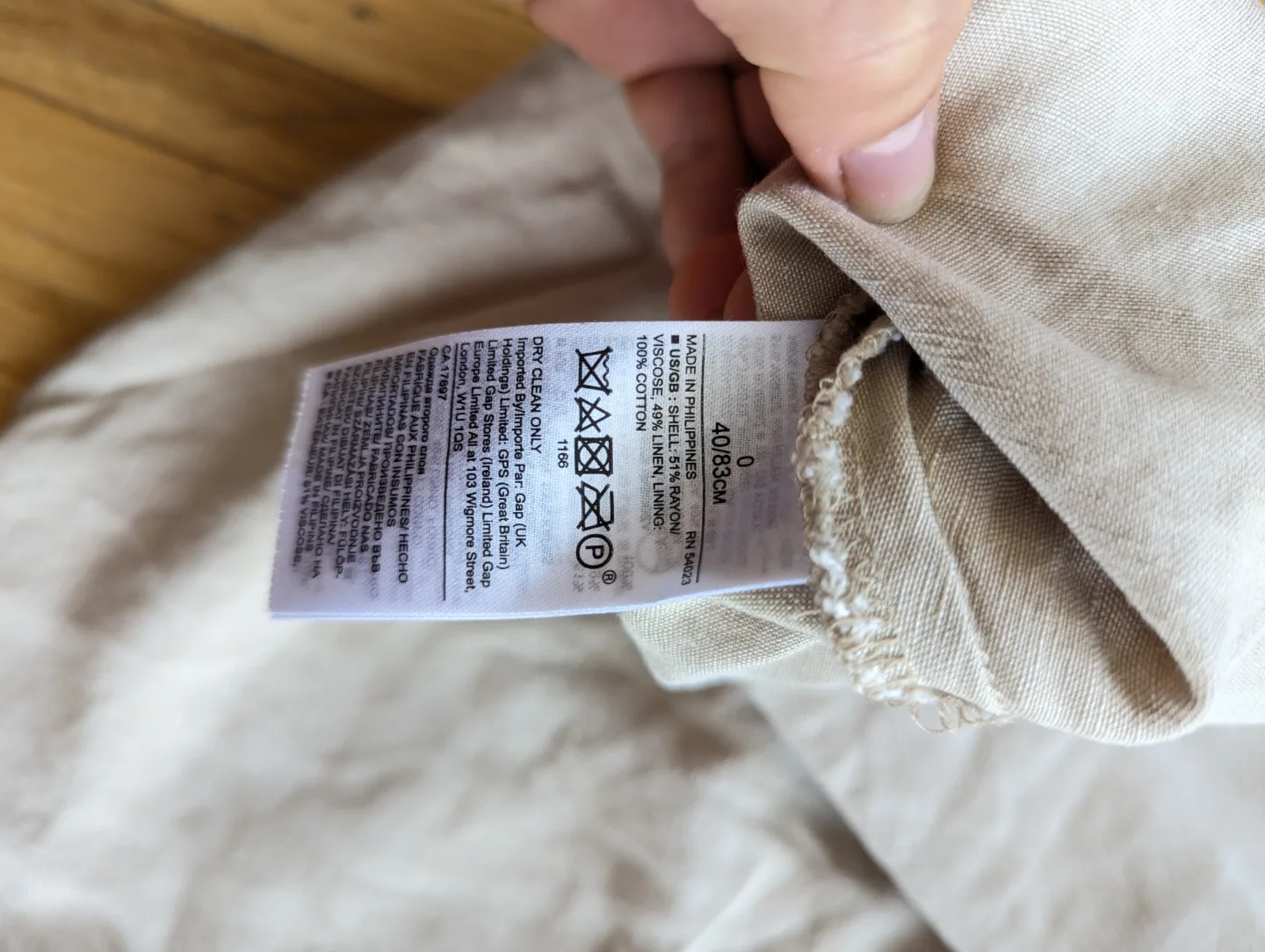 Banana Republic Linen Blend Dress - Size 0 image indicator(7)