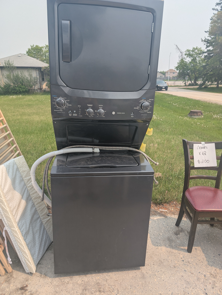 Stacked Washer and Dryer