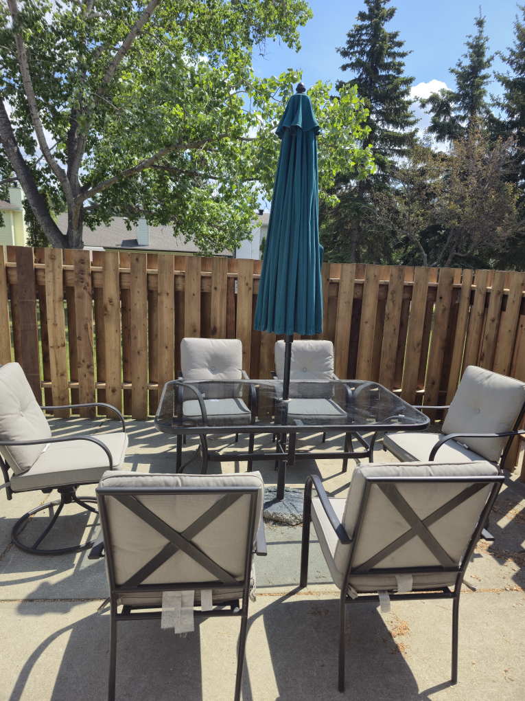 Outdoor Patio Dining Set with Umbrella - photo 2