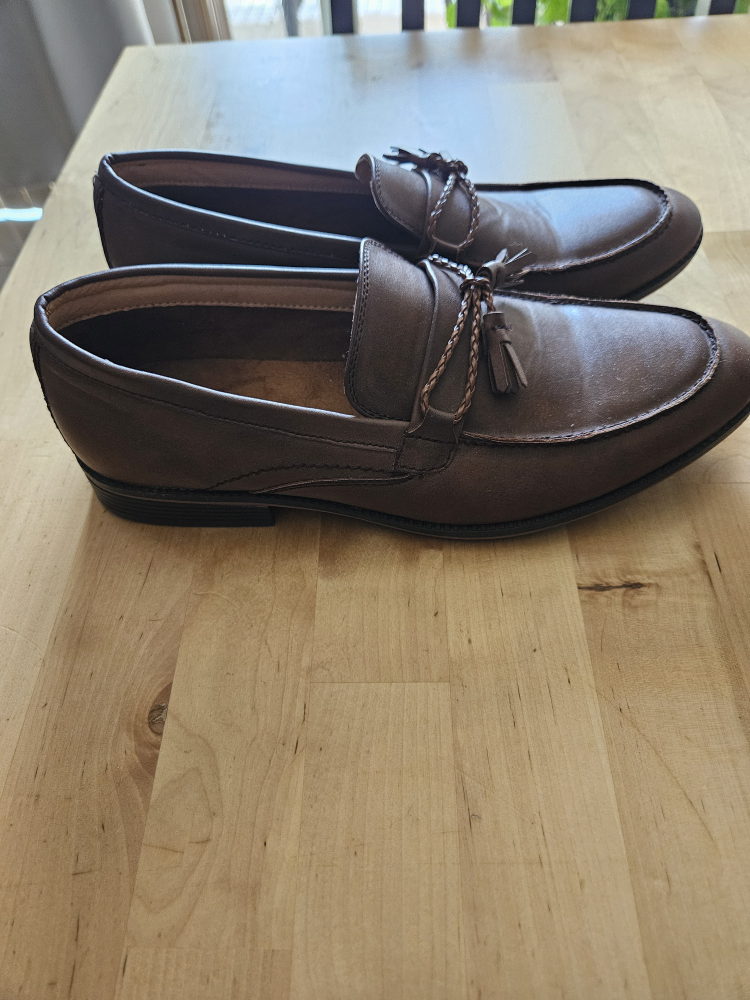 Golaiman Brown Leather Tassel Loafers - photo 2