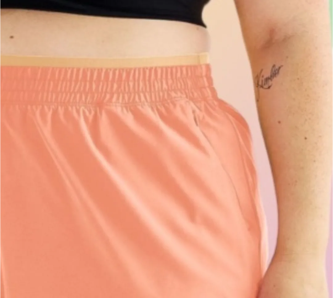 🥕 NWT 1X Woven Running Shorts w 2 Zipper Pockets image indicator(2)