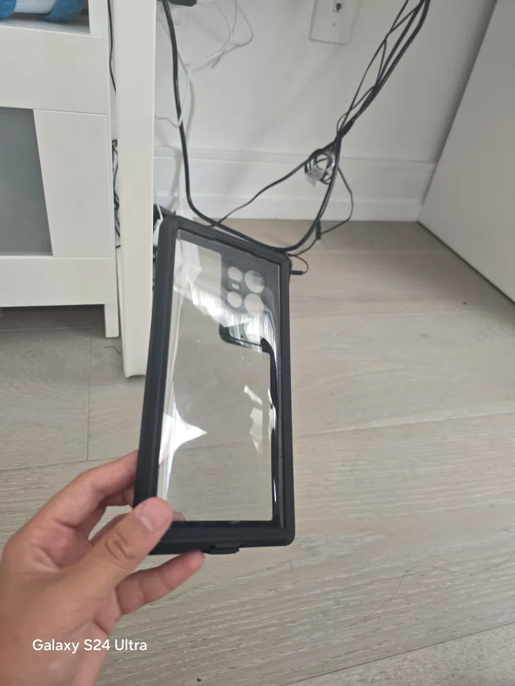 Black non waterproof Case for Galaxy S22 Ultra image indicator(3)