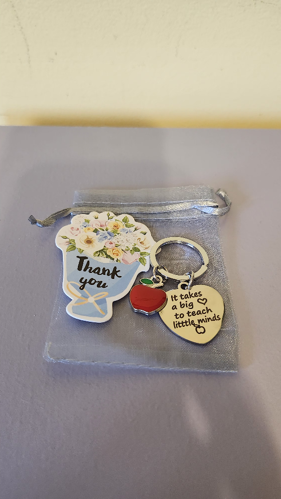 Teacher's Thank You Gift Keychain
