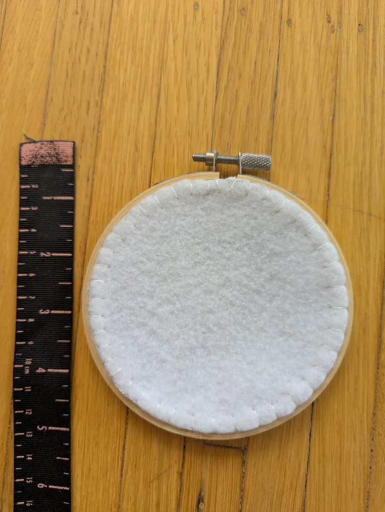 4" Hand Embroidered Brain in a Hoop 💚 image indicator(2)