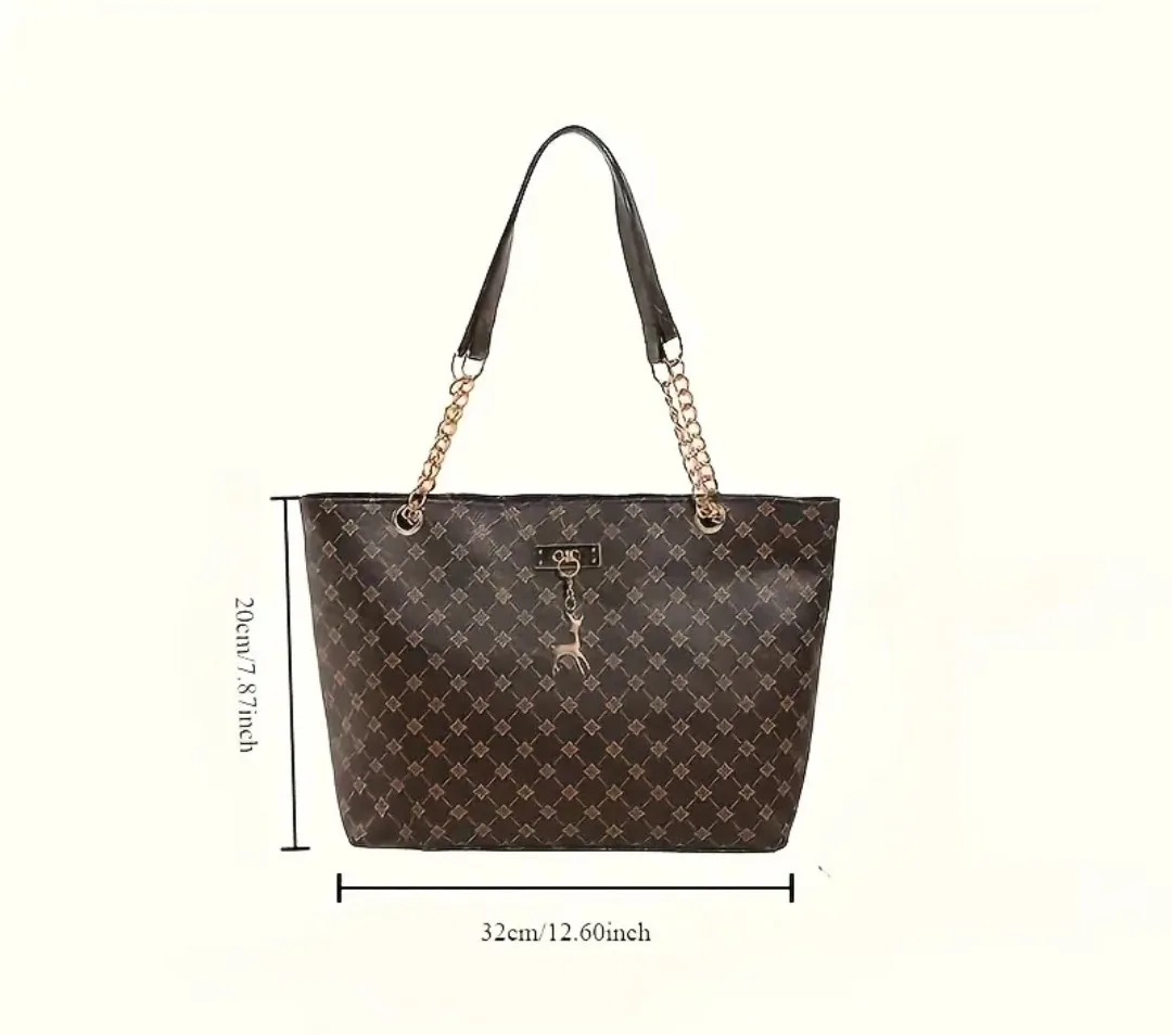 Brown Handbag (from Temu) image indicator(3)