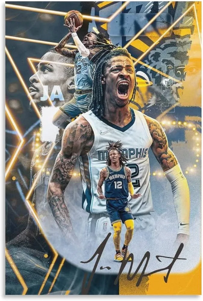 Ja Morant Canvas Poster thumbnail