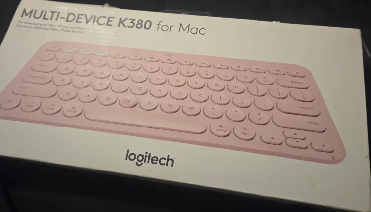 Logitech K380 for Mac Multi-Device Keyboard - Rose thumbnail