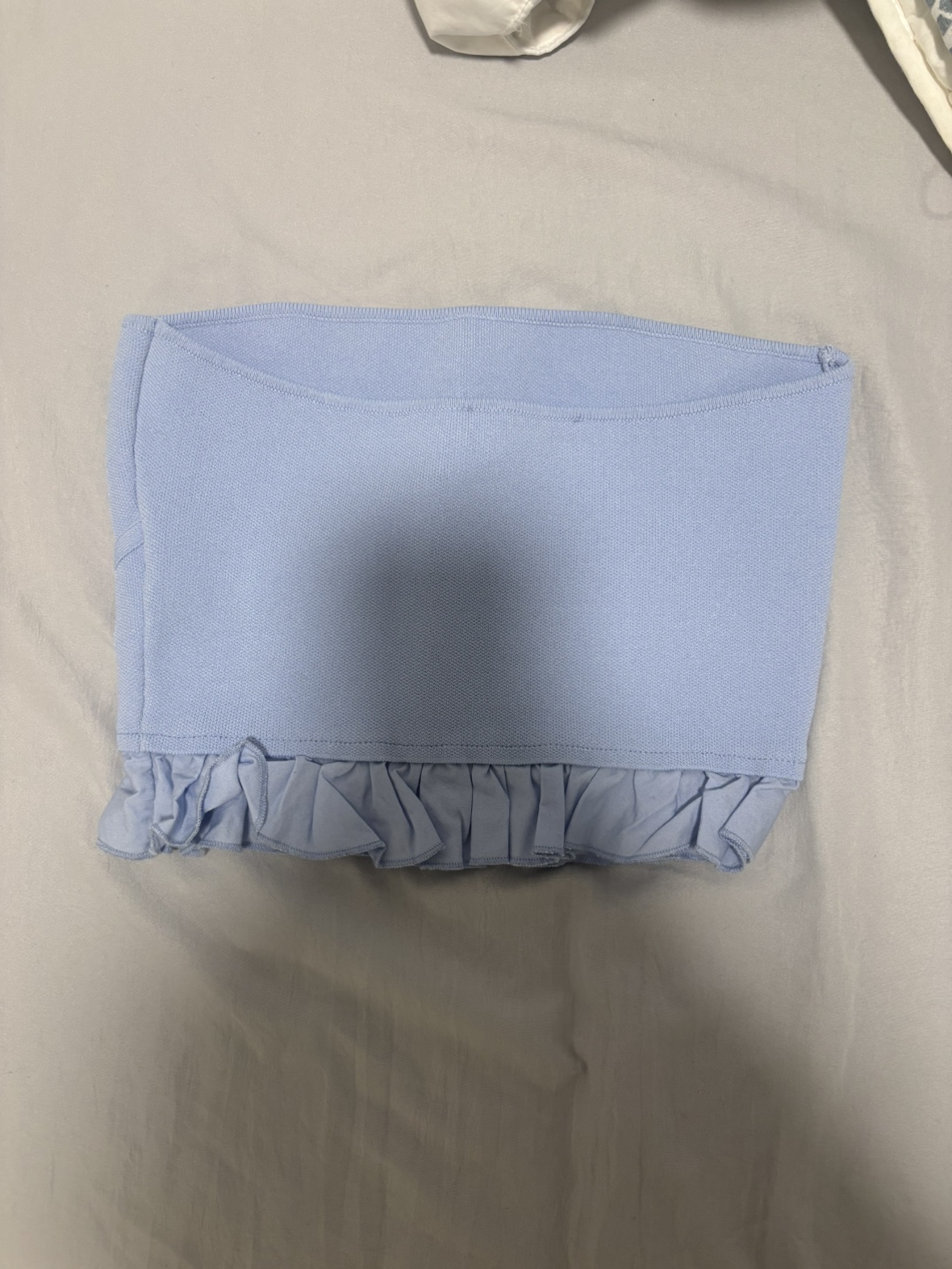 Zara Blue Tube Top - photo 2