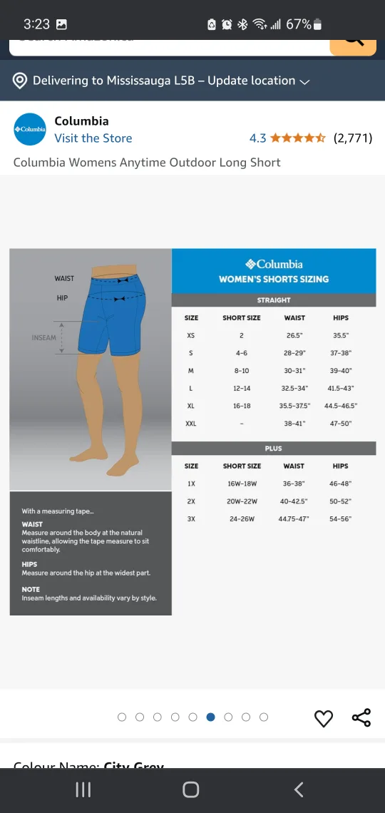 Columbia Anytime Outdoor Long Shorts image indicator(4)