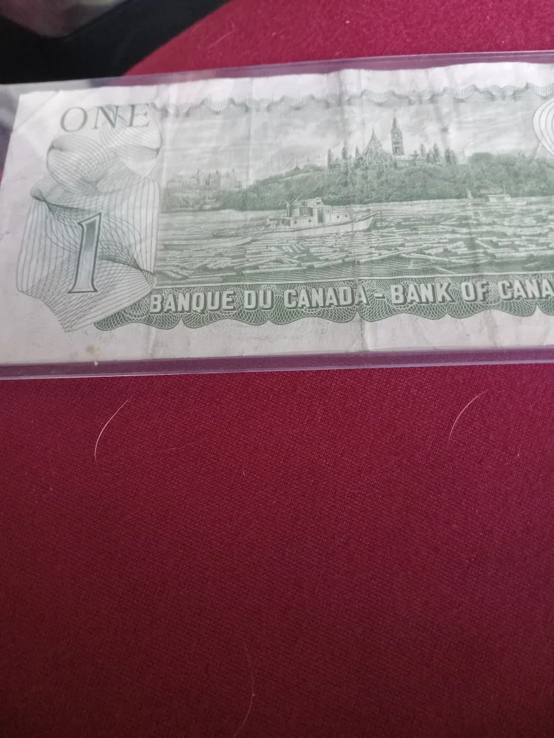Vintage Bank of Canada One Dollar Bill image indicator(6)