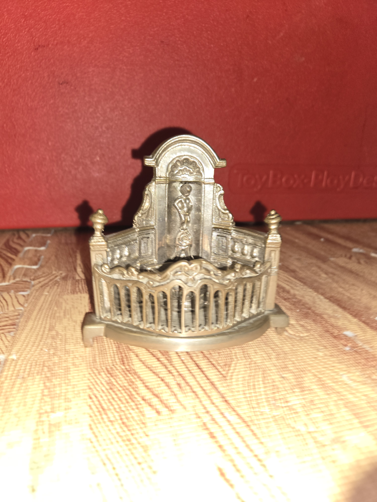 Vintage Miniature Fountain Sculpture