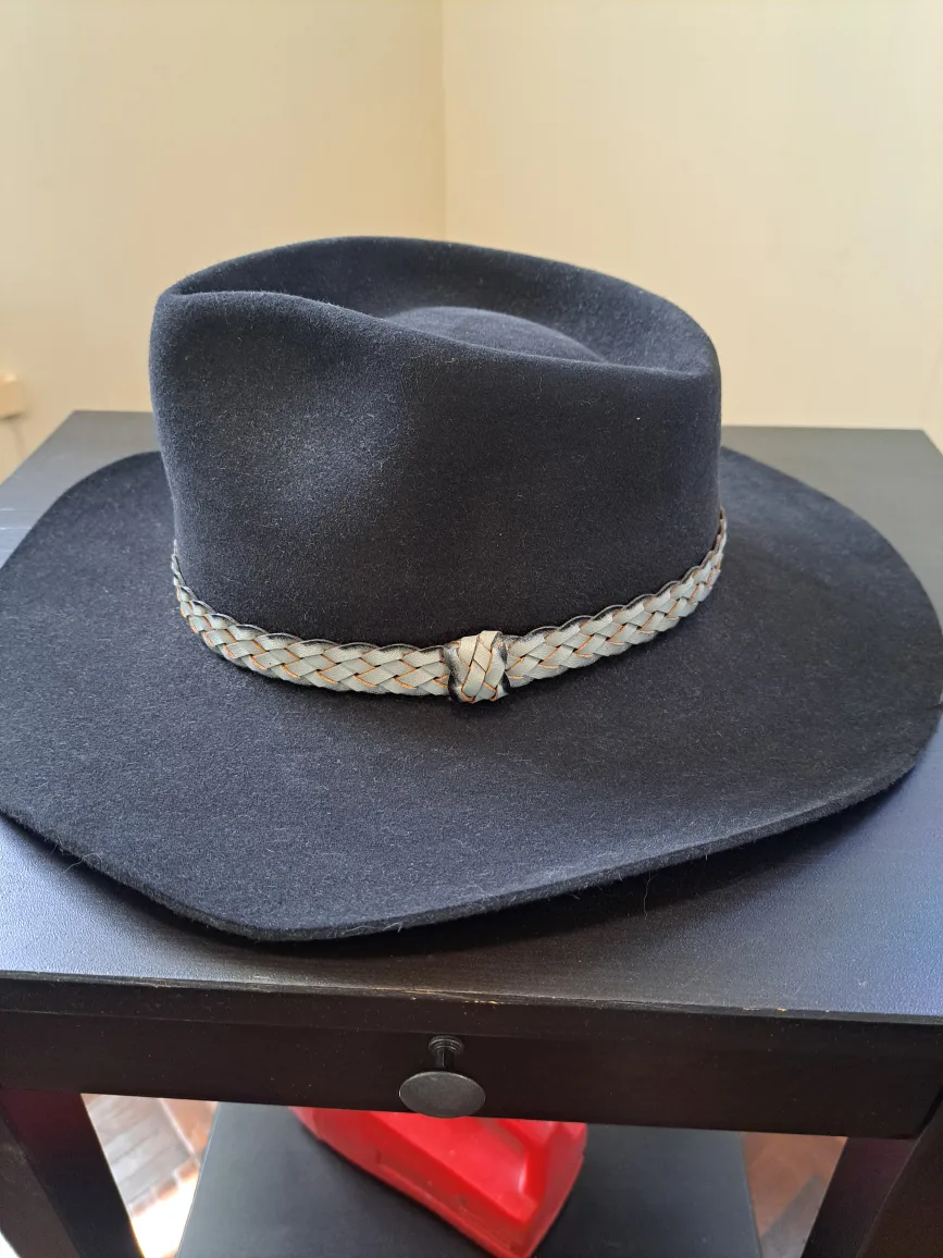 Australian fur Black Cowboy Hat thumbnail
