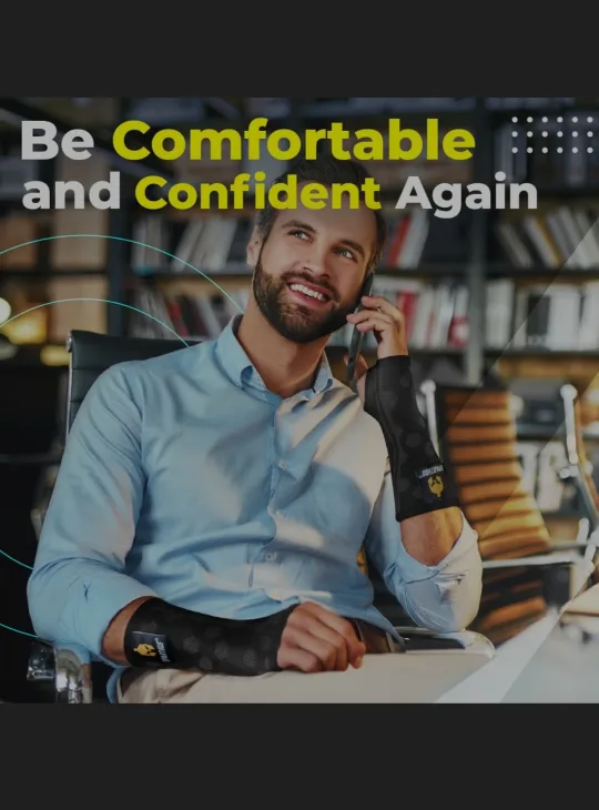 Sparthos Compression Wrist Sleeves – Size XL (Black) image indicator(9)