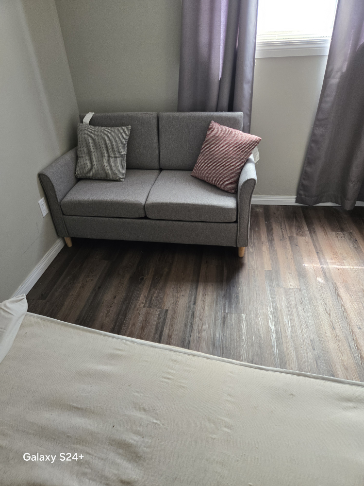 Grey Loveseat Sofa