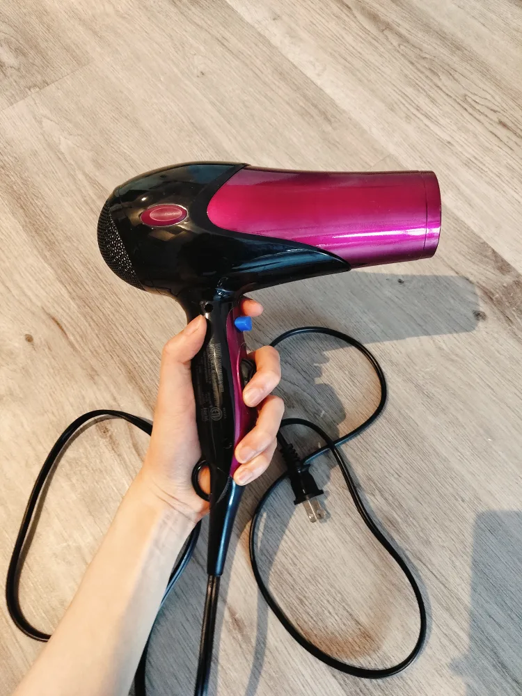 Conair Hair Dryer - Pink & Black thumbnail