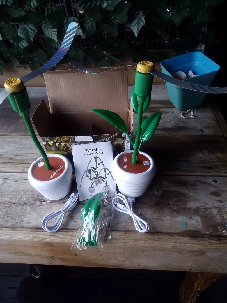 Jutimer Fly Fans - Keep Bugs Away! - photo 2