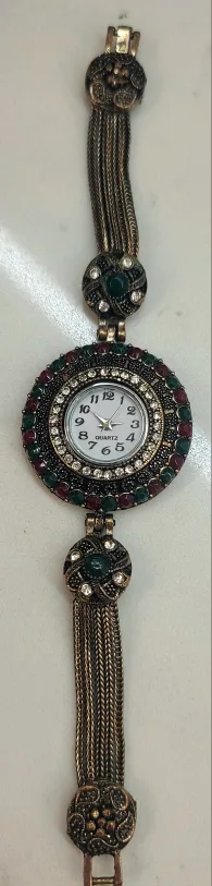 🥕Vintage Style Jewelery Set - Necklace, Earrings & Watch image indicator(4)