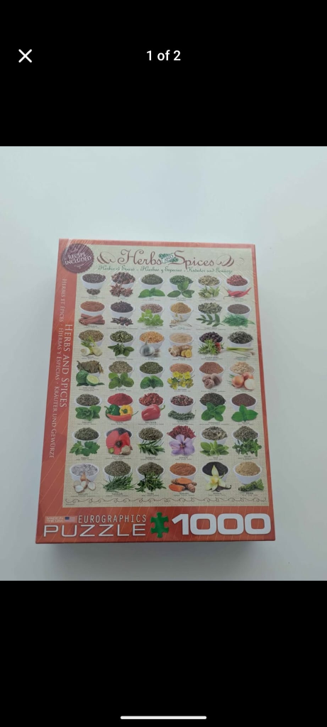 NEW Eurographics Herbs & Spices 1000 Piece Puzzle