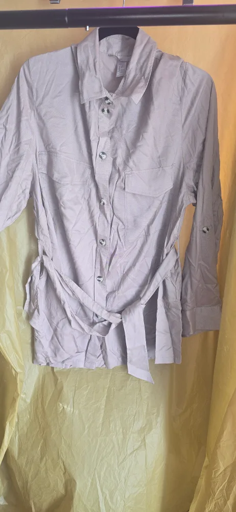 Beige Long Sleeve Blouse - Size 18 thumbnail