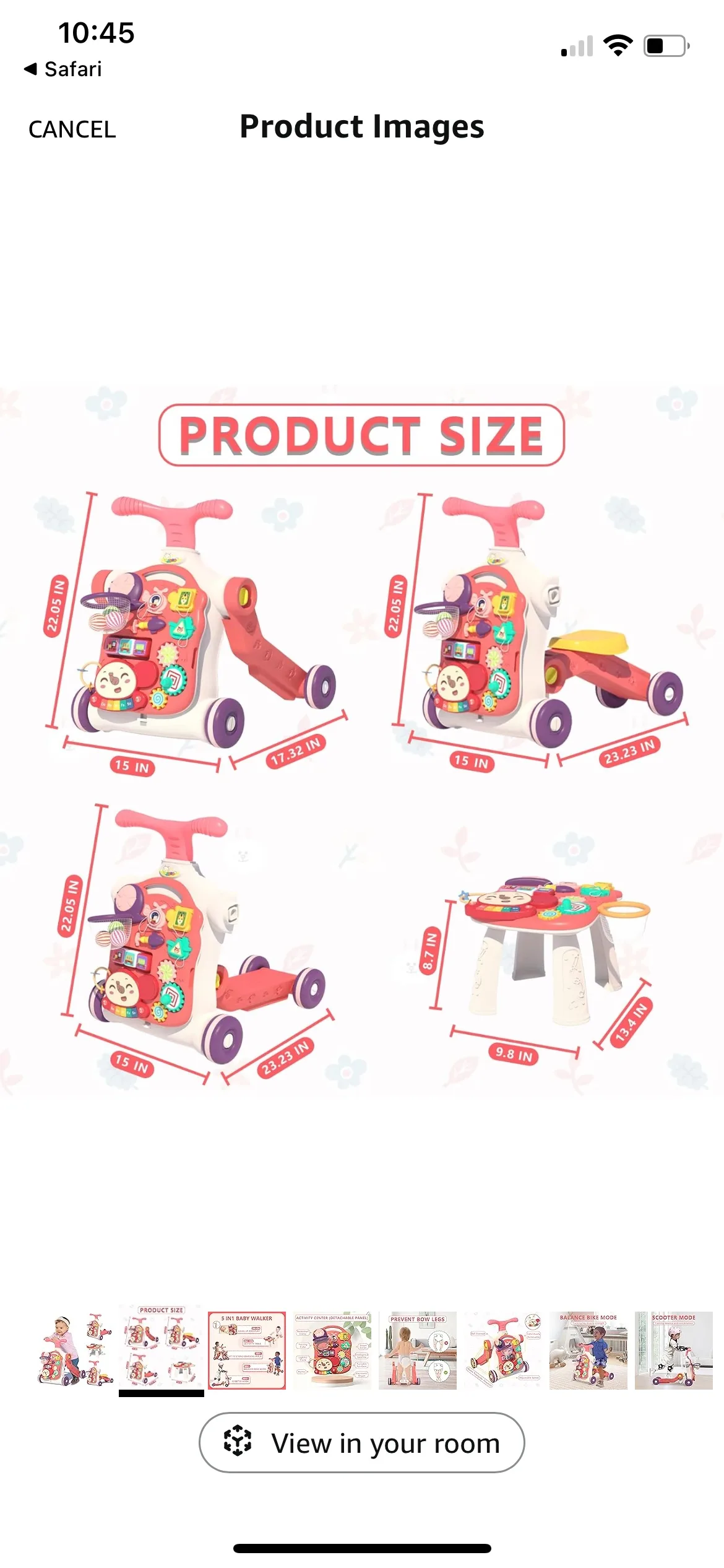 Educational  Baby walker image indicator(4)