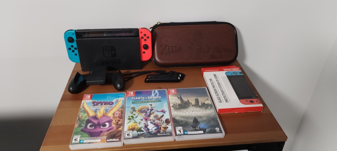 Nintendo Switch Bundle: Console, Games, & Accessories