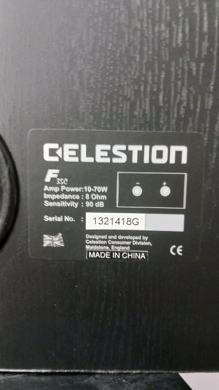 Denon AVR-1403 Receiver with Celestion F3SC Speakers - photo 4