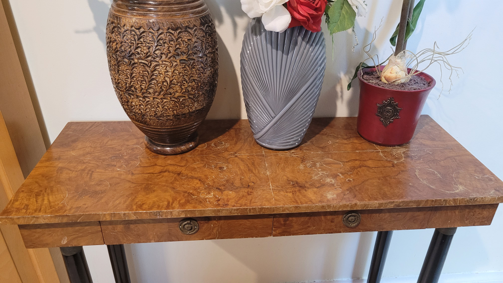 Vintage Wood Console Table - photo 2