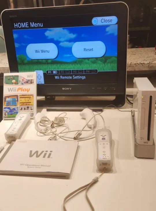 Wii Console with Wii Play and Accessories thumbnail