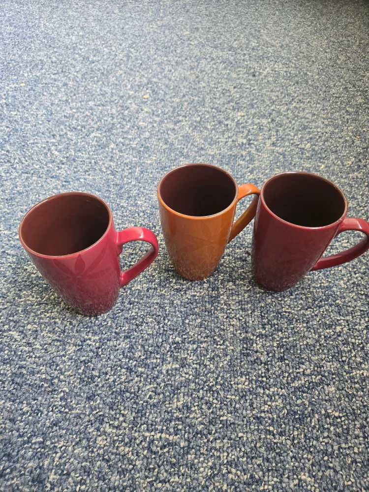 Set of 3 Colourful Coffee Mugs thumbnail