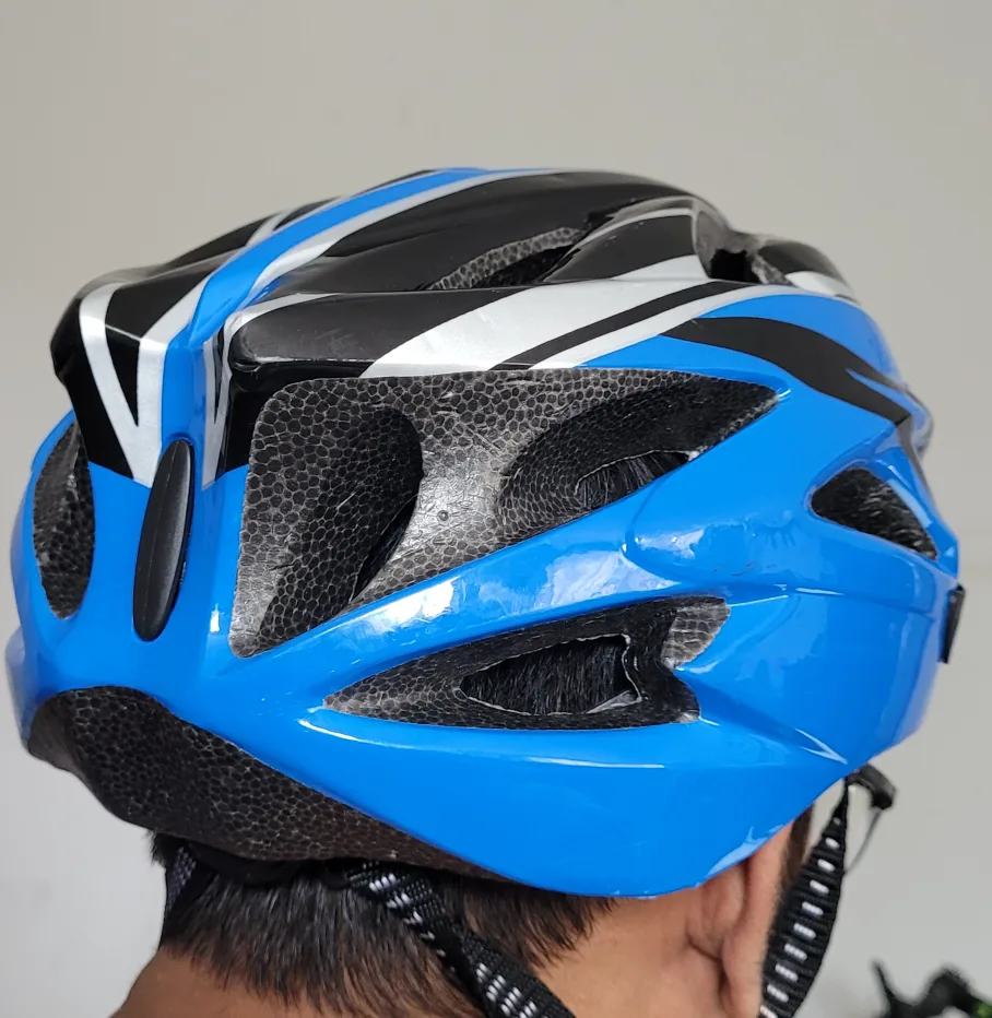 Blue & Black Bike Helmet image indicator(3)