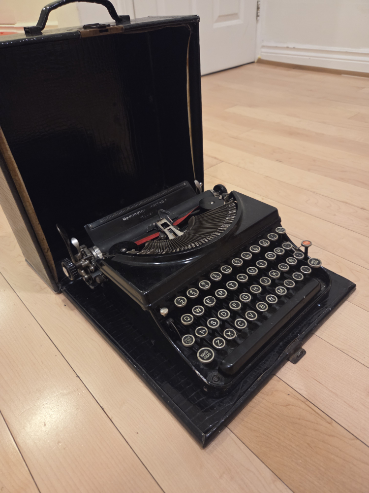 Vintage Remington Typewriter with Case