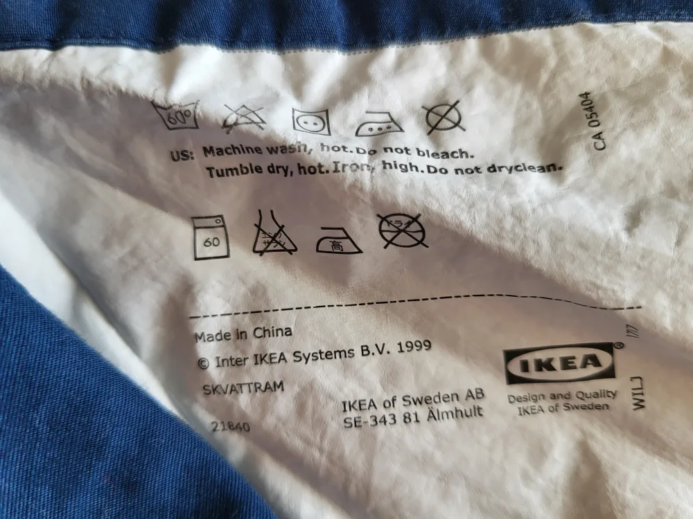 IKEA [Queen] Flat Sheet - Blue image indicator(3)