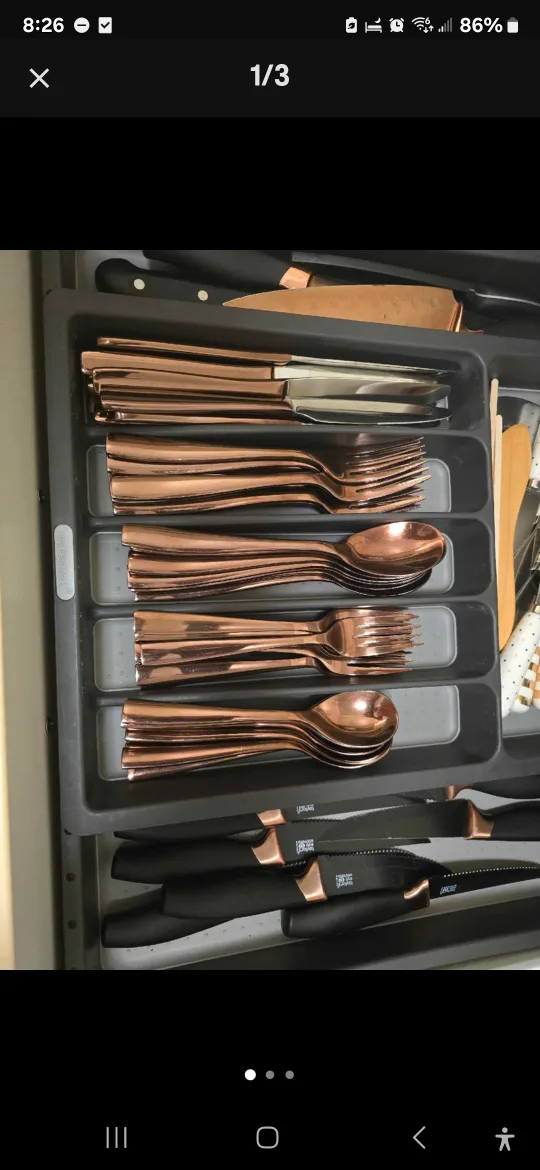 Mikasa Rose Gold Flatware Set thumbnail