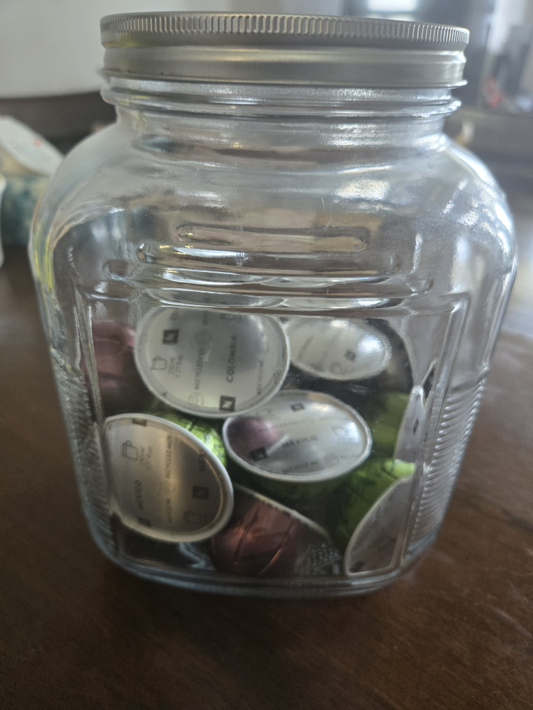 Nespresso Coffee Machine with Pods and Jar - photo 3