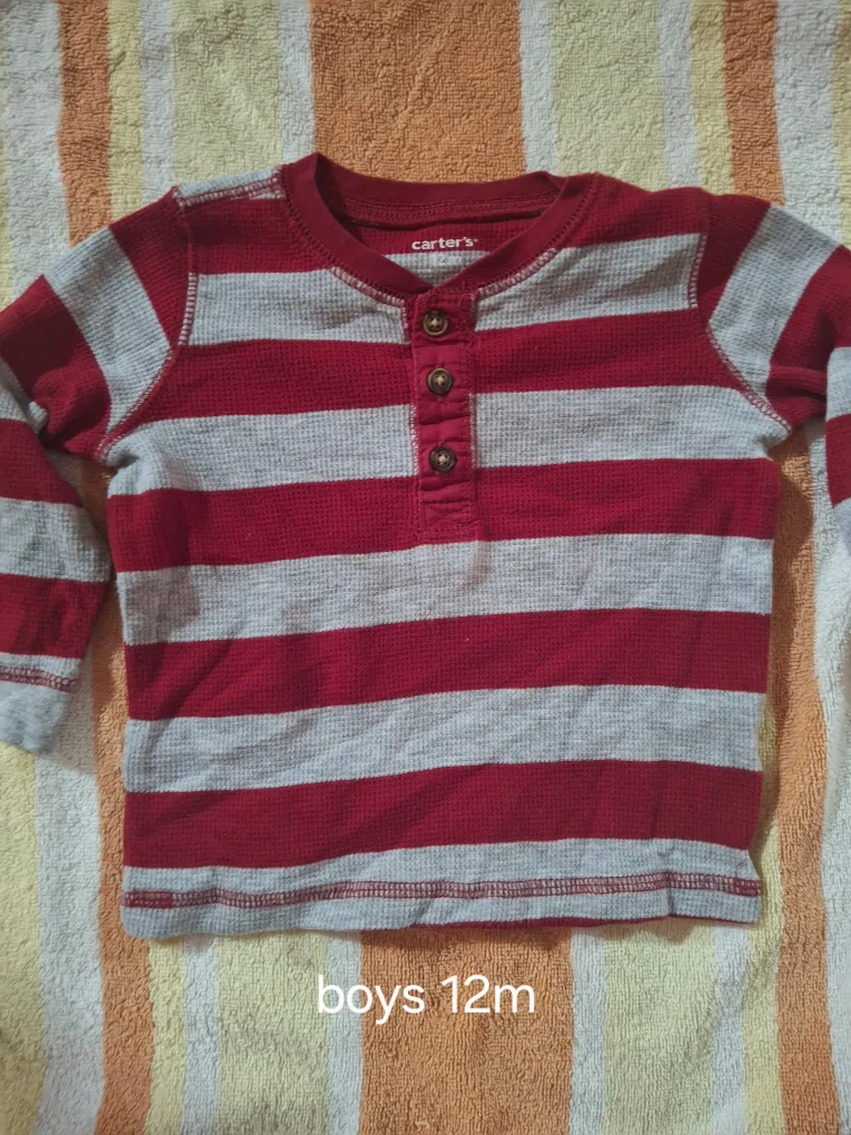 Carter's Henley Shirt - Boys 12m thumbnail