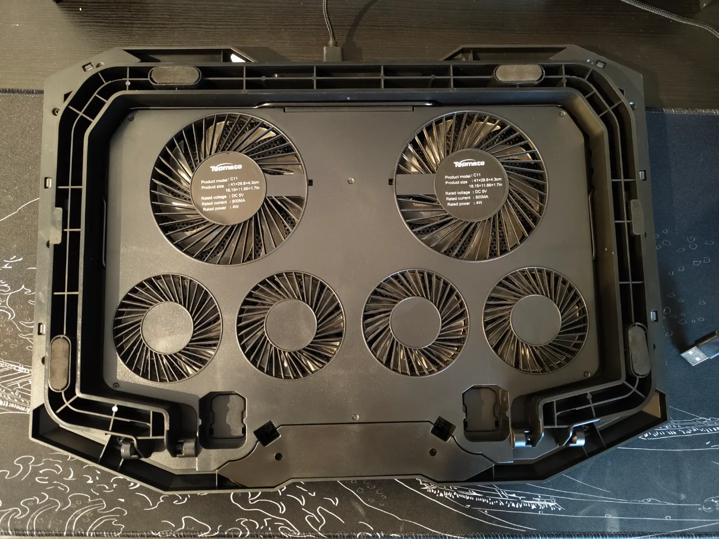 Topmate C11 Laptop Cooling Pad image indicator(8)