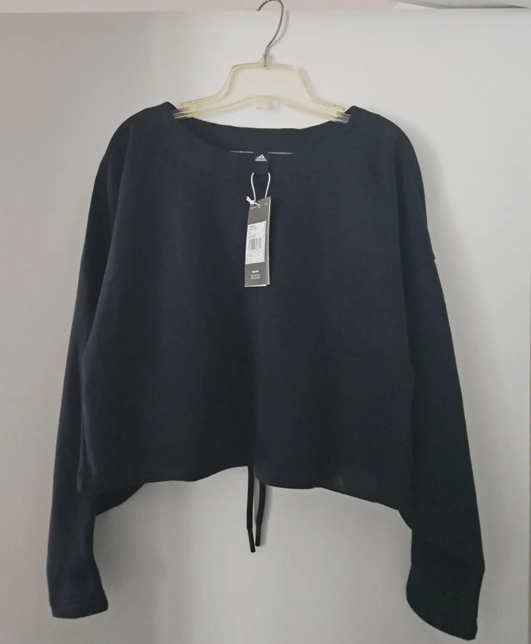 Brand New Adidas Women's Small Black Crew Sweatshirt image indicator(5)