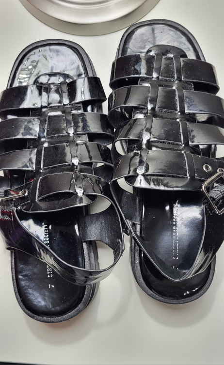 Black sandals